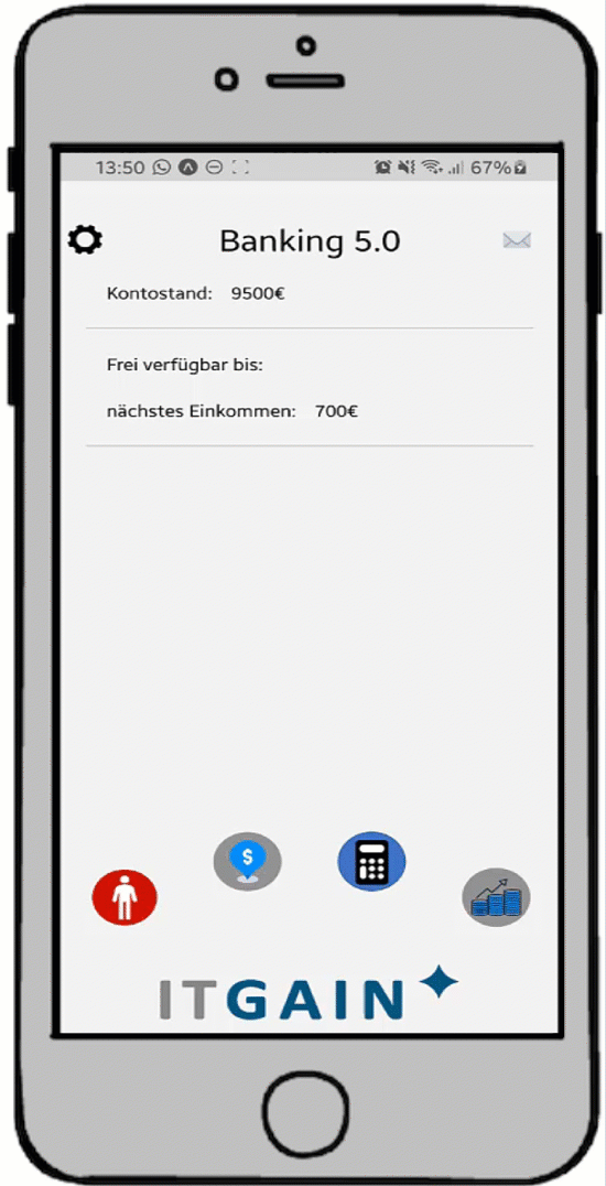 Banking 5.0 App - Prototyp