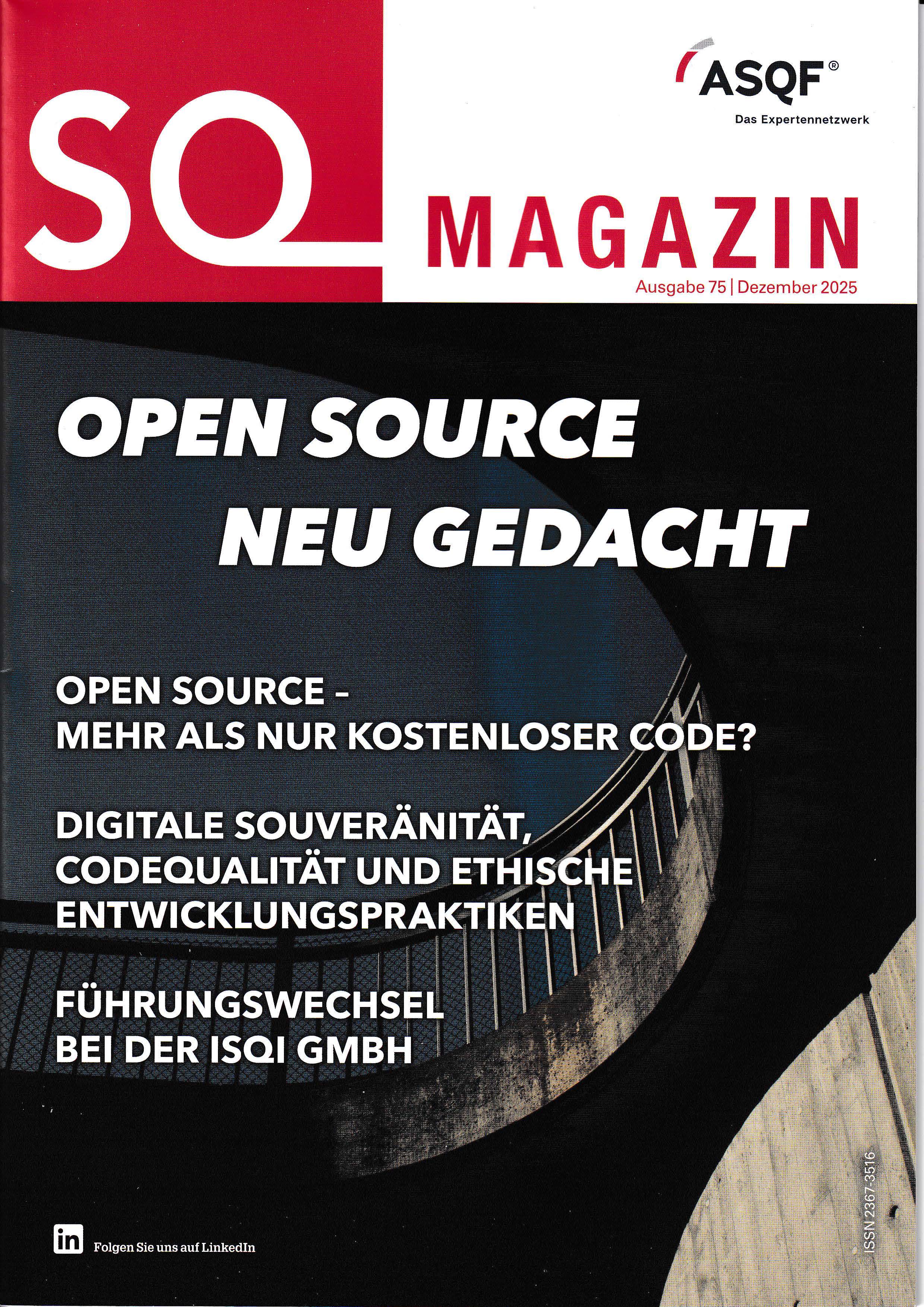 SQ Magazin: Open Source neu gedacht - Integration des Open Source Testmanagementtools TestLink - Ein Erfahrungsbericht